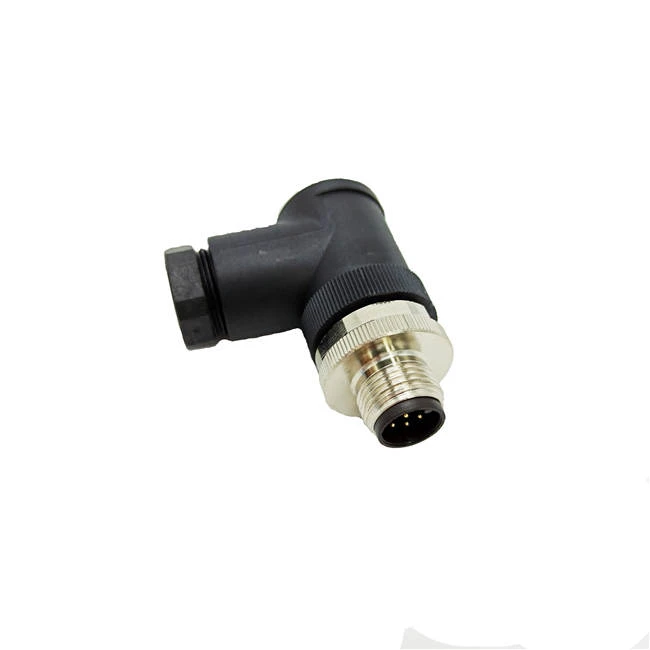 m12 d-coded connector right angle m12 d-coded connector right angle