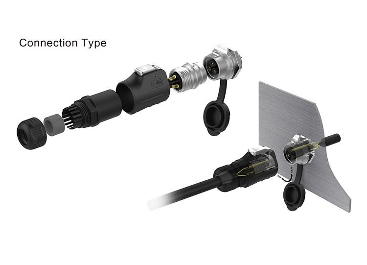 product-750-541 LP-12 M12 Male Female 5 pin Connector For Power (9)