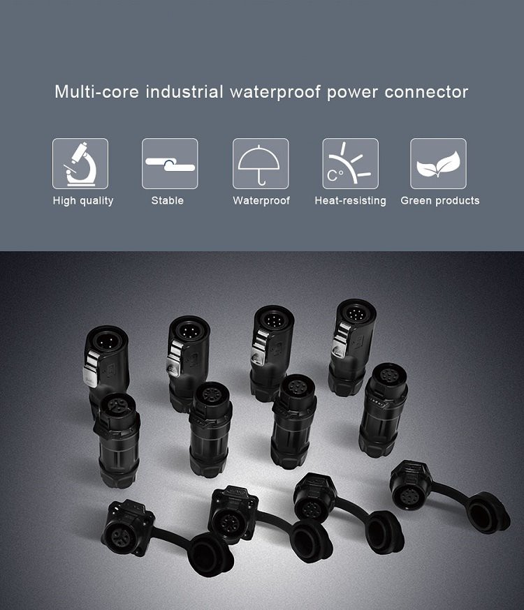 product-750-874 LP-12 M12 Male Female 5 pin Connector For Power (8)